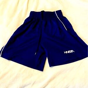 INARIA shorts soccer unisex blue white stripe activewear athletic